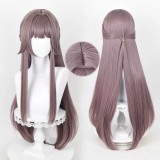 85cm Long Straight Taro Mixed Honkai Star Rail Herta Wig Cosplay Synthetic Anime Hallow Party Wigs CS-526C