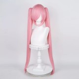 90cm Long Straight Multi Colors MSN Ponytail Peluca Vocaloid Miku Cosplay Wig Synthetic Anime Halloween Party Wig CC008