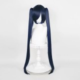 90cm Long Straight Multi Colors MSN Ponytail Peluca Vocaloid Miku Cosplay Wig Synthetic Anime Halloween Party Wig CC008