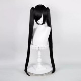 90cm Long Straight Multi Colors MSN Ponytail Peluca Vocaloid Miku Cosplay Wig Synthetic Anime Halloween Party Wig CC008