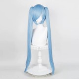 90cm Long Straight Multi Colors MSN Ponytail Peluca Vocaloid Miku Cosplay Wig Synthetic Anime Halloween Party Wig CC008