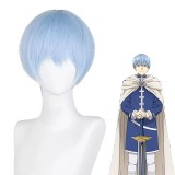 30cm Short Light Blue Bobo Frieren At The Funeral Himmel Wig Cosplay Synthetic Anime Halloween Party Hair Wigs CS-529B
