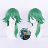 50cm Medium Long Green League of Legends LOL Heartsteel Ezreal Wig Synthetic Anime Cosplay Wig CS-493J